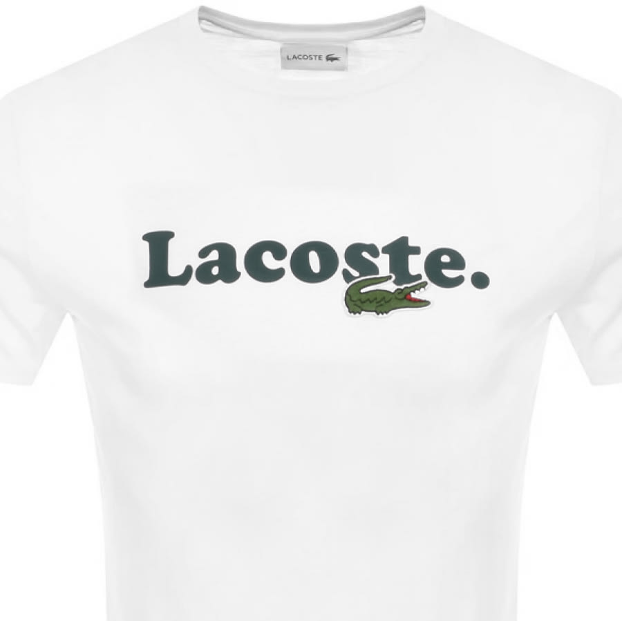 Alternative Image for ProductLacoste Crew Neck T Shirt White2